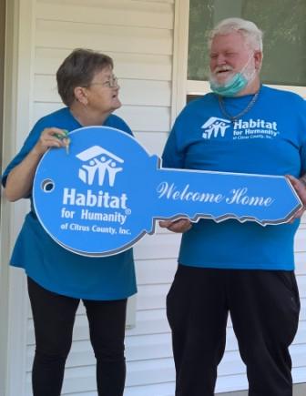 Donna and Bob Russell Habitat Dedication 1